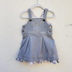 Burberry Baby Denim Overall Dress